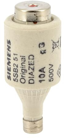 Siemens - DIAZED-Sicherungseinsatz 500V 10A