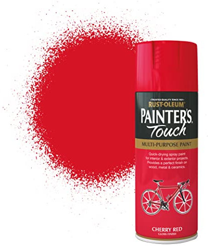 Rust-Oleum AE0040005E8 400ml Painter's Touch Spray Paint - Cherry Red Gloss