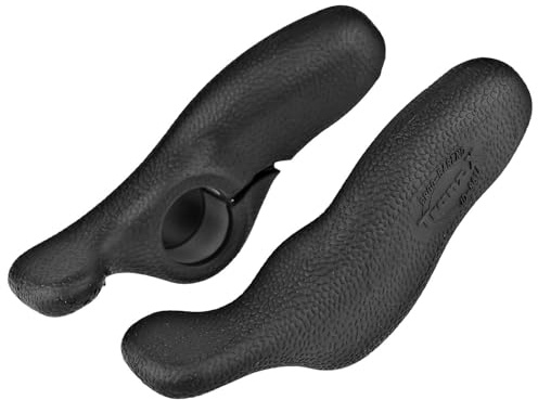 CyclingDeal Bike Bicycle Ergonomic Antislip Handlebar Ends for MTB Mountain City Suitable for 22.2mm Handlebar One Pair