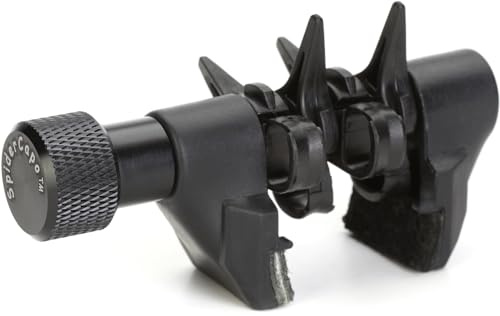 Creative Tunings SpiderCapo q982q Mini Capo for Banjo, Ukulele, Mandolin, Bouzuki - Black Leather