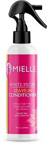 Mielle Organics White Peony Sulfate-Free Leave-In Conditioner, Color Safe, 8 Ounces