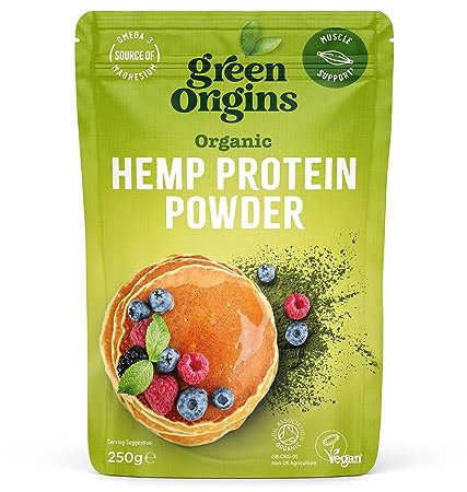 Green Origins Organic Hemp Protein Powder, Raw 250g