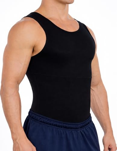 Esteem Apparel Original Max Men's Slimming Chest & Body Shaper Compression Shirt