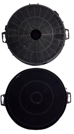 Respekta Aktivkohlefilter für Dunstabzugshauben / 2 Stück im Set / Fettfilter Dunstabzugshaube für Umluftbetrieb / MI 160 N