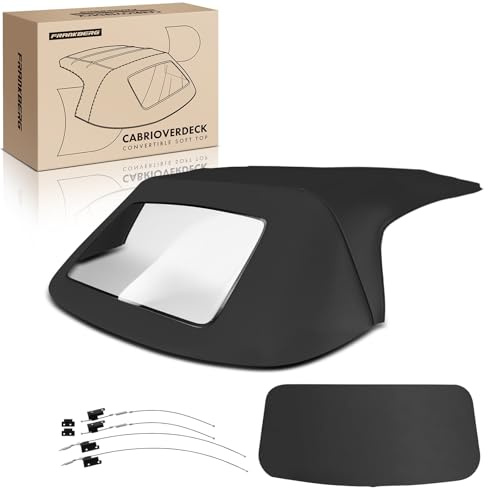 Frankberg Funda blanda para capota descapotable negra 54318411121 | Compatible con: Z3 R.o.a.d.s.t.e.r E36