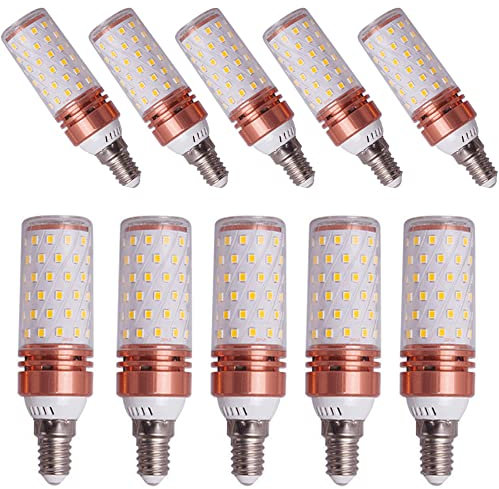 TPMAFF Birnen, 10er-Pack, LED-Maisbirne, 16 W (entspricht 160 W), kein Stroboskop, Nicht dimmbar, AC 100 V-240 V, Konstantstrom, E14-Fassung, Heim/Gewerbe