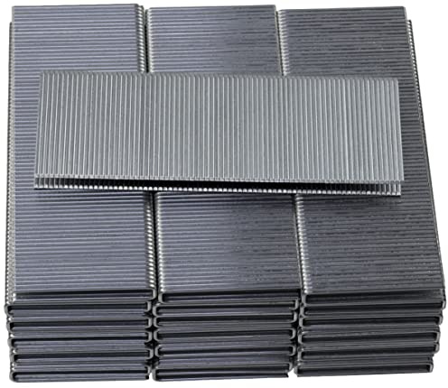AERZETIX - C58787 - Lot de 2500 agrafes à couronne étroite - 35x5.7x1 mm - pour agrafeuse cloueuse pneumatique GA18 - accessoire d'agrafage pour bois meuble tapisserie menuiserie - en acier