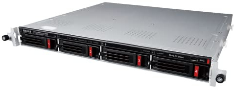 BUFFALO TeraStation Essentials 4-Bay Value-Focused Rackmount NAS 8TB (4x2TB) with Hard Drives Included