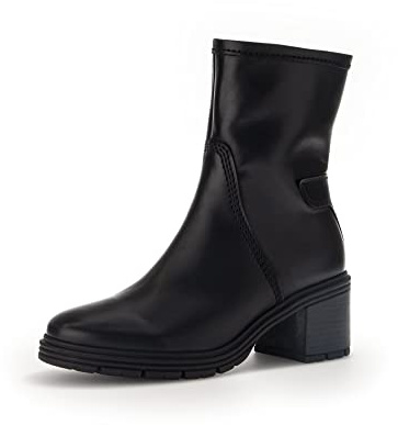 Gabor Femme Bottines, Dame Bottines,Bottillons,Semelle intérieure Amovible,Chaussure de Transition,fourrée,Botte,Noir (Schwarz) / 57,40.5 EU / 7 UK
