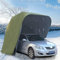 BEYSG Riparo autoportante portatile in acciaio inox, completamente automatico, protezione per tutte le stagioni, 5,5 x 2,5 m, verde