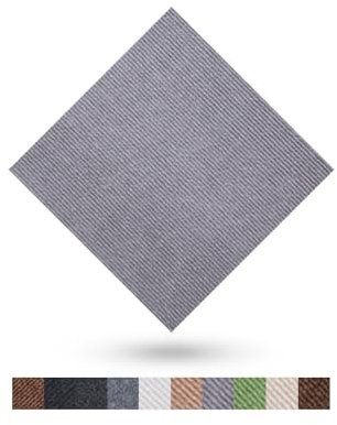 Hiseng Teppichfliesen Selbstklebend 30x30cm - 10/20/30 Stück Teppichfliesen Selbstliegend Rutschfeste Strapazierfähig Teppich Bodenbelag für Büro Wohnzimmer Schlafzimmer (10 Stück,Hellgrau)