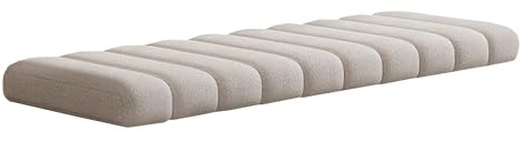 DUOLEH Sitzpolster für Innenmöbel Erkerfensterkissen Sitzmatte,120x50x4.5cm | mit rutschfester Unterseite, Sofa-Renovierungskissen mit Reißverschluss, waschbares Schaukelkissen, Schuhbank, Esszimmerstuhl
