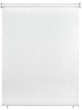 paramondo Estor Vertical Enrollable para Exterior Anti UV Protección de la Privacidad Impermeable Resistente, 180 x 240 cm [AnXAl] Blanco