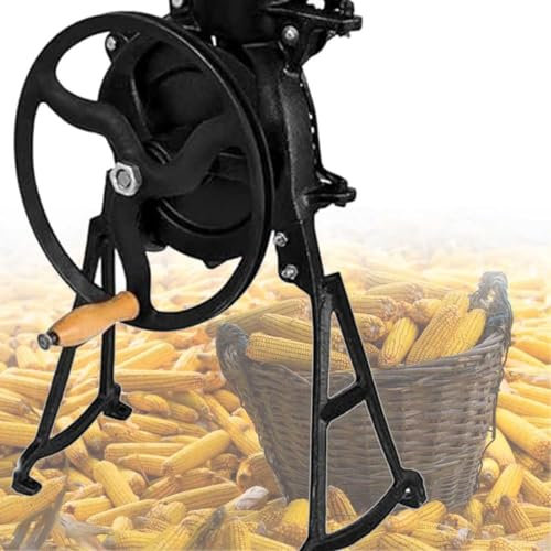 Molinillo y descascarador de maíz eléctrico comercial, trillador manual resistente para un procesamiento y descascarado eficiente de maíz agrícola