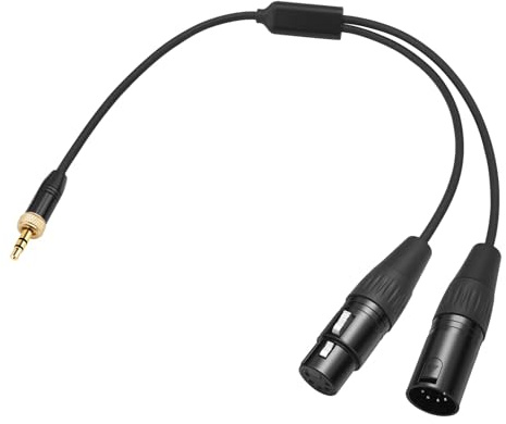 Laikoutd Câble Adaptateur De Prise Verrouillage Sécurisé 30cm 3.5mm À 5 Broches 3.5mm Cordon Adaptateur pour D'éclairage La Série PavoSlim Cordon Connecteur Mâle Femelle
