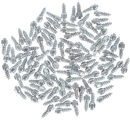 VINTORKY 100piezas Tacos Antideslizantes Para Neumáticos Clavos Profesionales Para Ruedas De Invierno De Aleación De Tungsteno Para Bicicletas y Vehículos