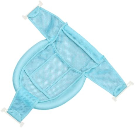 JUMPLAWN 2stücke Badenetz mit Rutschfestem Netzgewebe Babybadewannenmatte für Neugeborene Komfortable Badewannensitz-unterlage Einfach Anzubringen Reinigen Passt zu Meisten