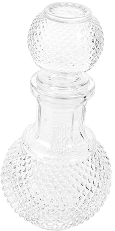 SHINEOFI Carafe à Vin Verre Transparent Épaissi Distributeur de Whisky Créatif Bouteille Décanter Liqueur pour Maison et Bar