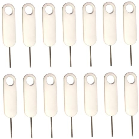 jojofuny 20Pcs Stainless Steel Sim Card Removal Needles Lightweight Phone Sim Tray Ejector Pins Compatible with All Mobile Models for Safe and Easy