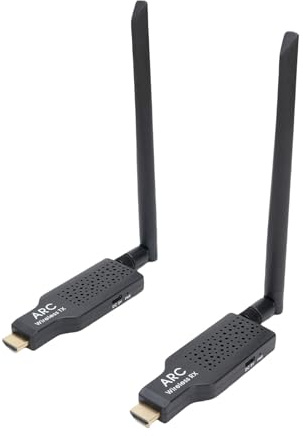 VBESTLIFE Kit de Transmisor y Receptor de Sonido ARC, Extensor HDMI Inalámbrico 2,4G de hasta 50 M de Distancia, para Televisores, Proyectores, Barras de Sonido, Sistemas de Sonido