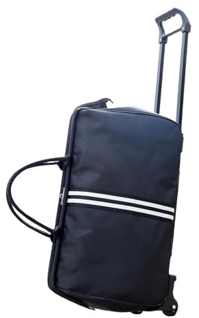 CLSSLVVBN Borsone da viaggio di grande capacità, borsa da viaggio impermeabile, trolley, organizer per bagagli, facile trasportare con ruote resistenti, borsa per donne e uomini con ruote