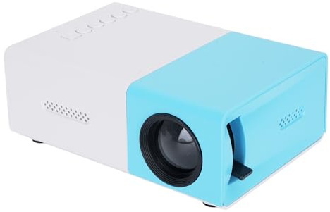 Zunate Pequeño, LED Portátil Full HD 1080P con Altavoz Incorporado, Compatible con TV Stick, Computadora Portátil, Teléfono Inteligente, para Cine en Casa