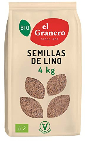 El Granero Integral - Semillas de Lino BIO - 4 kg