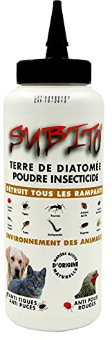SUBITO - TERRE DE DIATOMÉE ANTI-FOURMIS, POUX 200G - Solution Naturelle Multi-Insectes - Protection Durable - Utilisation Sûre pour Maison et Jardin - Poudre Fine de Qualité Supérieure