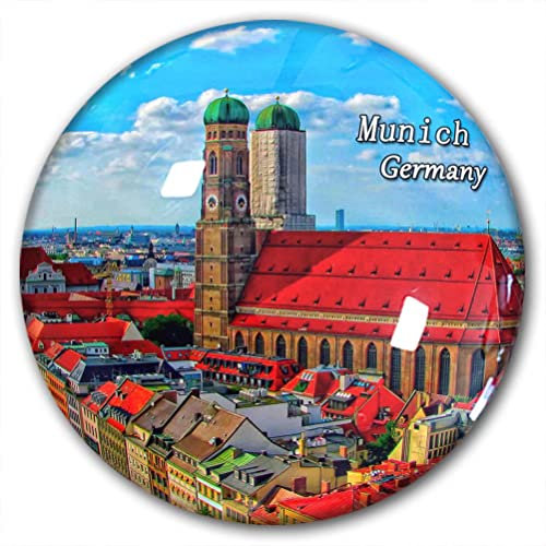 Deutschland München Kühlschrankmagnet Kühlschrankmagnet Kühlschrankaufkleber Deko Magnet Reise-Souvenir Kristallglas