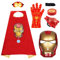 BESTZY A-vengers Capes Set, Cosplay Costume Halloween Costume Launcher Wrist Toy Cartoon Mask Launcher Glove Children Fancy Dress Costume Cosplay Props Gift for Kids Birthday Party Christmas
