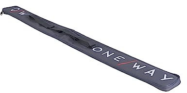 Fischer Unisex Erwachsene Leichte Langlauf-Skistock-Tasche – Asphaltgrau | 180 x 15 x 12 cm | 900D recyceltes Haustiergewebe | für Zwei Paar Stöcke | zusammenklappbar für einfache Lagerung