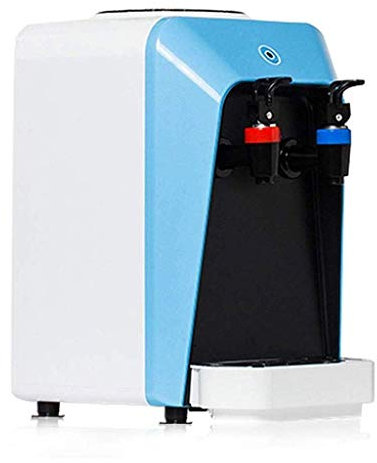 DINGZZ Dispensador de Agua pequeño Escritorio Mini Escritorio de Oficina en casa se Puede Calentar Cubo pequeño Agua Mini dispensador de Agua Velocidad, diseño silencioso (Color : Argento)