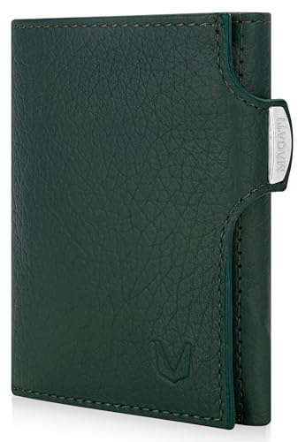 MAGATI Slim Wallet il Santo – Elegantes Kartenetui aus echtem Leder – 7 Kartenfächer und RFID-Schutz – Geldbeutel mit Scheinfach bis 200€ und Münzfach, kompakt und praktisch für den Alltag