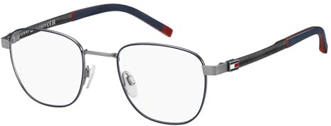 Tommy Hilfiger Brille TH 2140 Größe 48-21 mm Matte Blau Ruthenium/Eye size: 48 - Bridge size: 21
