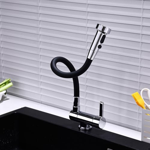 Grifo Cocina Fregadero Abatible Cromado Grifo Cocina Abatible Bajo Ventana Grifo Cocina Flexible Rotacion 360º Grifo Monomando Cocina Griferia Cocina Cobre