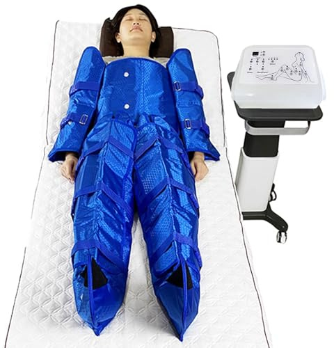 Pressoterapia per Casa,Linfodrenaggio, Professionale, Apparecchio Massaggiatore,Gambe E Piedi,Kit Slim Body,Pressoterapia Linfodrenaggio Anti Cellulite