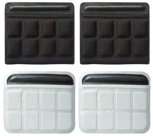 QIXNBL 4 Piezas De Almohadillas Universales para La Barbilla del Casco, Almohadillas De Espuma Absorbentes del Sudor, Accesorios De Protección De Seguridad, Motocicletas Y Patinetas.