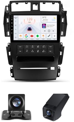 9 Inch Android 13 Car Stereo Radio Player for Nissan Teana J31 2003-2008 Built-in 4G 5G WIFI Wireless Carplay Android Auto GPS Navigation DSP RDS FM DAB+ Radio BT 5.0 + DVR(B,NF-7)