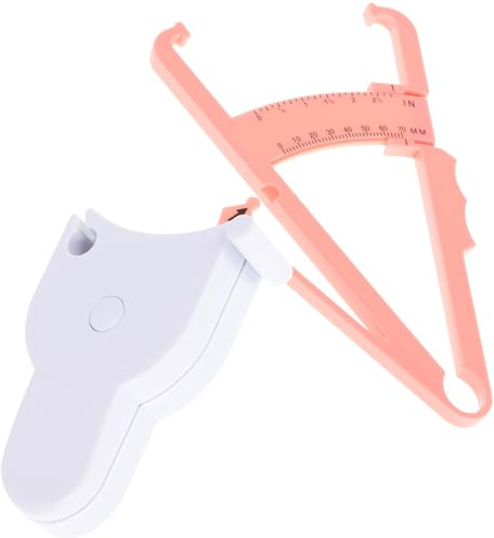 Calibro per Grasso Corporeo Skinfold Nastro, Set 1 Abs | Misurazione Accurata, Schede Istruzioni Incluse, Confezione Completa per Rilevazione Corporea