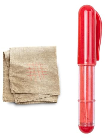 Stoffkreide Mit Dosierrad - Schneiderkreide Stift Für Präzise Markierungen Beim Nähen & Quilten | Löschbare Für Alle Stoffe Leder & Strick | Ergonomisches Nähzubehör Werkzeug