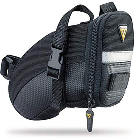 TOPEAK Aero Wedge Pack Strap Satteltasche Riemen Sattelstütze Rücklichtaufnahme Fahrrad Rennrad MTB, 15000007, Größe small