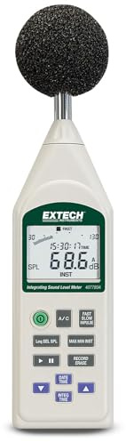 Extech 407780A Integrating Sound Level Meter, USB, Datalogging, Leq/SEL