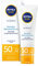 NIVEA SUN UV Gesicht Sensitiv Sonnenschutz LSF 50 (50 ml), parfumfreie Gesichtscreme mit LSF 50 für empfindliche Haut, sofort wirksame Sonnencreme beruhigt Hautirritationen