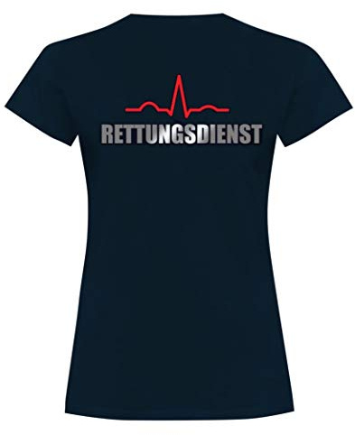 Rescue Point Rettungsdienst Damen Kurzarm T-Shirt KRETTER1D