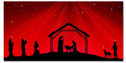 Tulup Acrylglas Druck Weinachten - 100x50cm - Wandkunst - Plexiglas Bild Deko Glas - Wandbild Kunststoff - Dekorative für Küche & Wohnzimmer - Stern-Weihnachtsferien