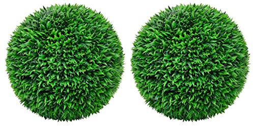 vidaXL Bola de boj artificial vidaXL verde de polietileno,
