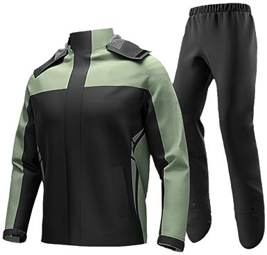 Impermeabile Per Moto Tuta Antipioggia Per Moto Impermeabile Uomo Donna Attrezzatura Da Equitazione Riflettente Per Motocross Pioggia Divisa Ultrasottile 16 XL