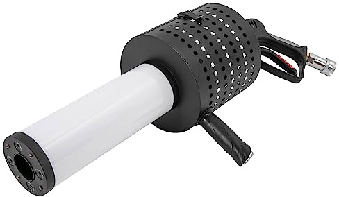 LED CO₂ Konfettimaschine Handgeführte Maschine für Party Hochzeit Bühne Konzerte Theater - Akku Nebelmaschine, Event Konfetti Werfer