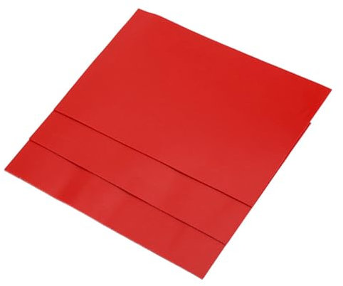 Jectse PVC-Reparaturflicken-Set, Wasserdicht, Langlebig, Einfach zu Verwenden, 3 Farben, 3er-Pack, mit Schlauchboot-Reparatur, für Floß, Pool, Spielzeug (Rot)