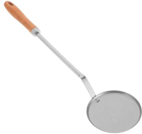 Amosfun Flat Bottom Iron Spoon Mold Non Stick for Cooking Table Spoon Cookie Mold Rosette Iron Dumpling Making Tool Pretzel Machine Hot Pot Skimmer